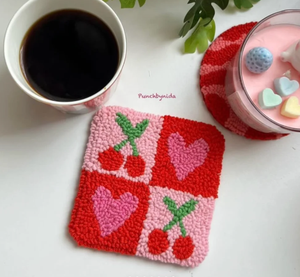 WholesaleSY Factory PunchNeedle coaster Product PunchNeedle Kit pour débutants adultes enfants, kits d'aiguilles de poinçon, poinçon d'aiguille facile - Product Image 5