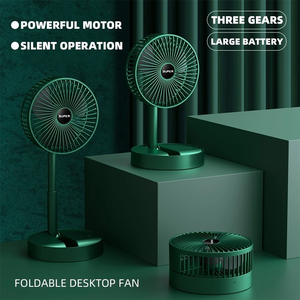 Ventilador de Escritorio Portátil con Carga, Altura Ajustable, Viento Potente, 3 Velocidades, Diseño Plegable, Uso en Exteriores, Se Puede Usar en el Cuello - Product Image 4