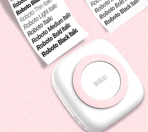 Máy In Nhãn Dán Nhiệt Mini VSON, Máy In Ảnh Di Động BT Màu Đen Trắng In Nhiệt - Product Image 4