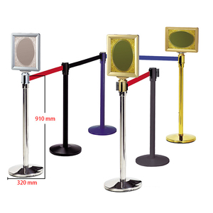 Ứng dụng thép không gỉ vành đai rào cản bài Kính thiên văn vành đai baluster kiểm soát đám đông hàng đợi kiểm soát dòng - Product Image 2