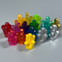 Juguete promocional Moc, bloques de construcción de partículas pequeñas, cristal mineral, piedra preciosa, decoración, juguete de plástico