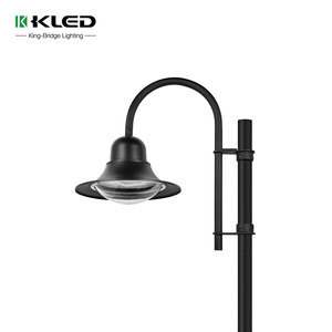 Lampadaires de jardin LED décoratifs modernes, AC IP65, contrôle Dali, à intensité variable, garantie 5 ans, lampadaires en aluminium pour extérieur, CE - Product Image 1
