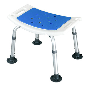 Aluminum Alloy Shower <b>Stool</b> 136kg Capacity Non Slip <b>Adjustable</b> <b>Height</b> For Elderly Disabled Pregnant Women - Product Image 2