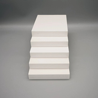 Lámina de Espuma de PVC de Alta Densidad, Color Blanco, Impermeable, de 4/8/20 Pies, para Gabinetes de Baño, Puertas y Muebles