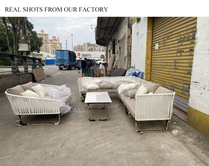 Ensemble canapé synthétique en rotin, meubles d'extérieur de <span class=keywords><strong>jardin</strong></span> personnalisés, haut de gamme, italien, moderne, de luxe, pour Patio, collection - Product Image 6