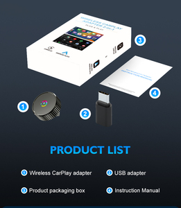 CP17 Streaming Wireless <span class=keywords><strong>Android</strong></span> <span class=keywords><strong>Auto</strong></span> CarPlay USB Car Play Box Mini AI Box Universale per VW Toyota Nissan Ford Benz Byd MG Carplay - Product Image 5