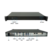 Precio de fábrica LGA1700 1U Rack Industrial PC 12-13th Gen I3/i5/i7/i9 2*226V LANs 6COM Soporte H610 1U Rackmount Industrial PC