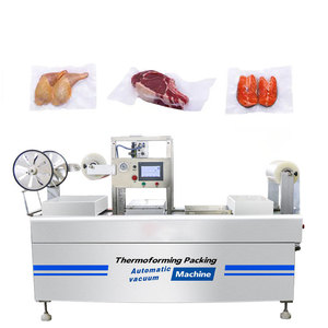 <span class=keywords><strong>Machine</strong></span> d'Emballage <span class=keywords><strong>sous</strong></span> <span class=keywords><strong>Vide</strong></span> par Thermoformage Automatique Scelleuse <span class=keywords><strong>sous</strong></span> <span class=keywords><strong>Vide</strong></span> à Film Étirable pour Viande Fromage Saucisse - Product Image 1