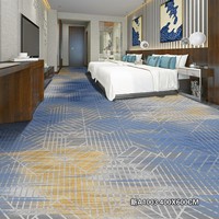 Het nieuwe design van de hotelalonkamer: luxe Scandinavische Wilton Fleurs tapijten en vloerkleden, moderne tapijten voor cabarets.