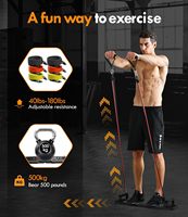 Planche de Pompes Multifonctionnelle Fitness 20 en 1, Équipement d'Exercice Portable pour Gymnastique à Domicile