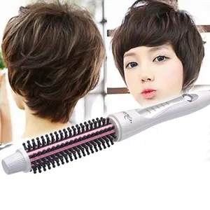 New Arrival Golden Supplier Straightening Brush Hair Straightener Comb Electric Brush Hair Straightener