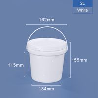 Récipient en plastique de 1/2 gallons pour le stockage du sirop de miel et l'emballage alimentaire des boissons