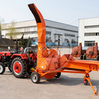 Nueva Picadora de Forraje de Alta Capacidad con Alimentación Automática, Amasadora y Cuchillas de Acero Inoxidable 304, 5 Toneladas por Hora para Procesamiento de Alimentos para Ganado