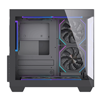 LOVINGCOOL 2026 Boîtier PC Gaming Ordinateur de Bureau M-ATX/ITX le Plus Populaire Tours d'Ordinateur RGB Boîtiers Ordinateur de Bureau Gaming Bureau PC