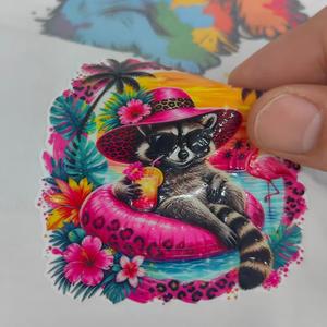 Etiquetas de Transferencia de Calor UV 3D Personalizadas para PET, Duraderas, Lavables, con Logotipo en Relieve, para Prendas Textiles, Gorras, Ropa Deportiva, Camisetas - Product Image 3