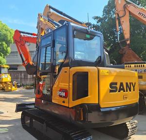 รถขุด SANY รุ่น SY55 SY55U มือสอง รถขุดขนาดเล็กแบบตีนตะขาบ สำหรับขาย - Product Image 5