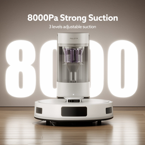 Robot Aspirador con Navegación Láser LDS de 8000Pa, Estación de Vacío Automática, Control por Aplicación, Aspira y Limpia - Product Image 1