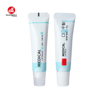 Nouveauté 2026 – Tube de brillant à lèvres médical 15g avec couvercle transparent – Contenant personnalisé ABL – Tube de pommade réparatrice pour les lèvres à presser