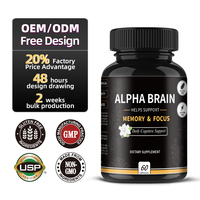DUOZI Complément Nootropique en Capsules pour Adultes : Soutien Mémoire et Concentration avec Vitamine B6 et Herbes – 60 Gélules