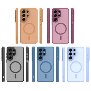 Funda Magnética Translúcida Esmerilada de Estilo Simple y Colorido para Samsung Galaxy S26 Ultra, S25 Plus, S24 <span class=keywords><strong>FE</strong></span> - Product Image 6