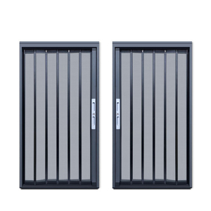 Cucina e camera da letto Bi-pieghevole <span class=keywords><strong>porta</strong></span> scorrevole in lega di alluminio altalena e scivolo Gas scudo invisibile calore isolamento freddo per wc balcone - Product Image 5