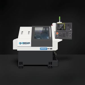 Centre de tournage CNC HANSUN HS-20A Mini Gang Type léger 220V avec système de commande FANUC, haute précision, banc plat, état neuf - Product Image 1