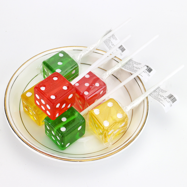 dice lollipop