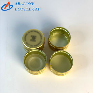 25 मिमी थ्रेडेड एल्यूमीनियम कैप के लिए अनुकूलित एंटी-चोरी एल्यूमीनियम कैप - Product Image 2