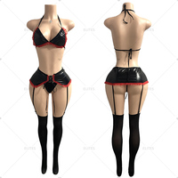 Tenue de strip-teaseuse ELITES, style nouveau, deux pièces, vêtements de danse exotique, vêtements de performance