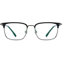 Monture de lunettes Borregls en acétate et titane pour hommes, nouvelle collection 2026, lunettes carrées classiques pour femmes, montures optiques légères 0169