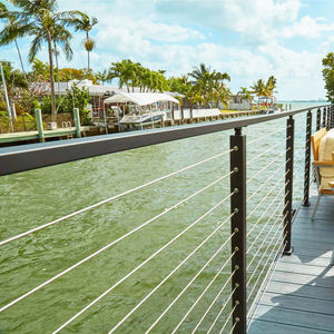 <span class=keywords><strong>Kit</strong></span> de balustrade à câble réglable pour terrasse extérieure <span class=keywords><strong>en</strong></span> <span class=keywords><strong>PVC</strong></span> et acier inoxydable, économique - Product Image 2