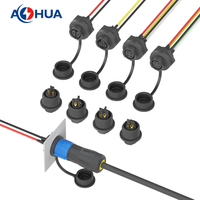 300V 10A AC Power K15 Fil à Panneau Mâle Femelle Prise Assemblage Câble Connecteur Soudure/Vis Cosse Câblage Câblage Prise Étanche
