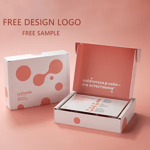 Benutzer definierte Geschenk kleidung Verpackung Pink Mailing Versand boxen Wellpappe verpackung Box