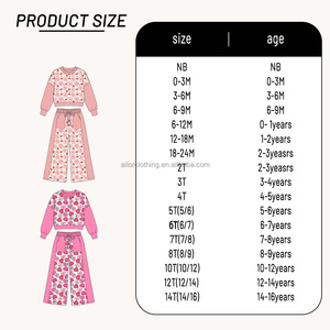 Conjunto de Yoga de 2 Piezas para Niñas, Top de Manga Larga con Cuello Redondo Acanalado y Pantalones Anchos con Paneles Laterales en Contraste, Venta al Por Mayor, MOQ Bajo - Product Image 5