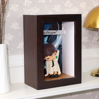 Cadres de boîte d'ombre en MDF de 6 pouces pour bricolage faits à la main Creux 6cm Profondeur Affichage de photos Toile de taille personnalisée avec surface de peinture pour un usage domestique