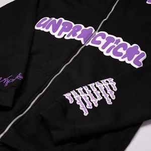 <span class=keywords><strong>Pull</strong></span> à capuche avec broderie et strass pour <span class=keywords><strong>homme</strong></span>, impression 3D - Product Image 4