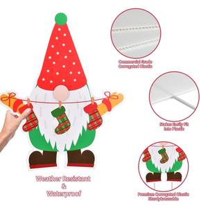 Liburan bertema plastik tanda <span class=keywords><strong>Promo</strong></span> ritel Mudah Instalasi magnetik didukung tahan air UV ramah lingkungan dicetak rumput - Product Image 4