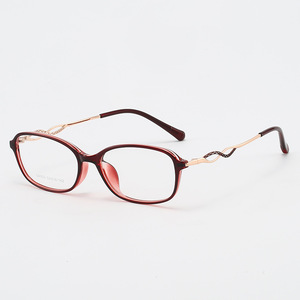 Women Oval Full Rim <b>Eyeglasses</b> <b>Frames</b> Lightweight Solid Design Lace Detail TR Material - Product Image 5