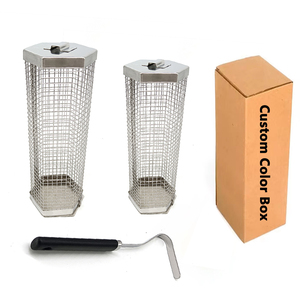 Ensemble de paniers de cuisson hexagonaux roulants peu encombrants en acier inoxydable avec poignée en PP, <span class=keywords><strong>kit</strong></span> d'outils de cuisson pour légumes emboîtables - Product Image 3