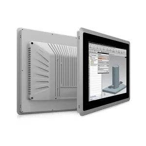 WIFI 3G 4g可选ip65防水触摸屏无风扇嵌入式工业面板电脑台式电脑