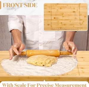 Tabla <span class=keywords><strong>de</strong></span> Cortar Grande <span class=keywords><strong>de</strong></span> <span class=keywords><strong>Madera</strong></span> <span class=keywords><strong>de</strong></span> Bambú con Superficie Tallada, Precio <span class=keywords><strong>de</strong></span> Fábrica - Product Image 3
