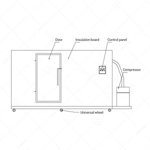 L'industrie des fleurs de poisson <span class=keywords><strong>10</strong></span> 20 24 40 <span class=keywords><strong>pieds</strong></span> chambre froide réfrigérateur congélateur <span class=keywords><strong>conteneur</strong></span> de stockage pour <span class=keywords><strong>prix</strong></span> logistique - Product Image 6