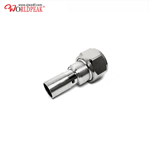 Réduction d'usine L20 Connecteur Mini DIN mâle droit à souder 4.<span class=keywords><strong>3</strong></span>-10 pour câble coaxial <span class=keywords><strong>Superflex</strong></span> <span class=keywords><strong>3</strong></span>/8" 50Ω Faible PIM -160dBc 6GHz - Product Image 2