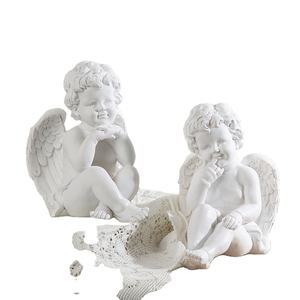 Ornement en résine de Cupidon ange de style européen créatif JY Petits cadeaux de mariage pour la décoration de la chambre à coucher Accessoires de photographie Décoration intérieure - Product Image 3