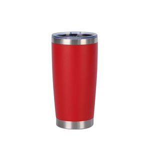 Gobelet isotherme à double paroi pour voiture, avec couvercle coulissant, vierge pour sublimation, plusieurs couleurs mates, vente en gros - Product Image 1
