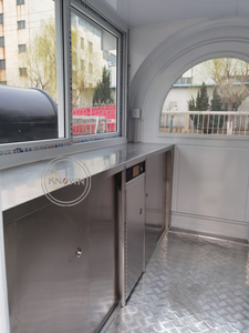 Carrito de Comida Rápida, Mini Carrito de Helados y Hot Dogs, Remolque de Venta de Bebidas, Camión de Comida Rápida, Carrito Personalizado - Product Image 6