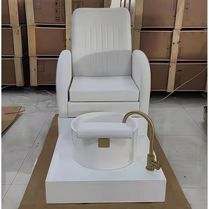 Sillón de Pedicura Eléctrico de Lujo Moderno, Silla de Baño de Pies Rosa, Silla de Spa para Pies, Venta al por Mayor para Salón de Uñas y SPA - Product Image 5