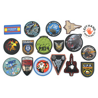 Patch en caoutchouc PVC souple 2D 3D personnalisé avec logo, thermocollant ou à coudre, patch en silicone, patchs d'aviation pour uniforme