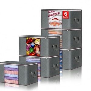 Classic Foldable Eco-Friendly Durable <b>Vacuum</b> Compression Storage <b>Bag</b> with Window for Quilt Clothes Bedding Wardrobe Use - Product Image 5