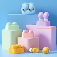Earbud nirkabel lampu SENTUH Mini 40mA, Earphone Headset Universal Stereo kualitas suara HD Anti keringat harga pabrik